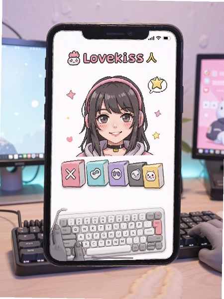 Lovekiss键盘人设切换界面预览图