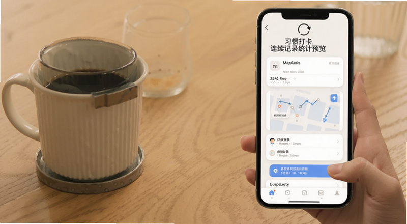 习惯打卡连续记录统计预览图