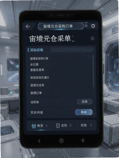 宙境元仓采购订单界面