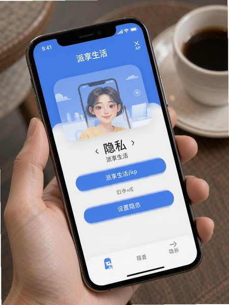 派享生活 APP 设置 隐私页面