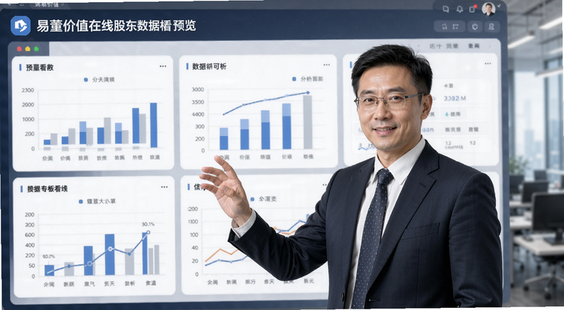 易董价值在线股东分析数据看板预览图