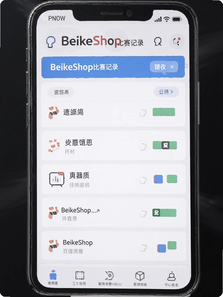 BeikeShop比赛记录界面预览图
