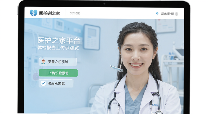医护之家平台体检报告上传识别预览图