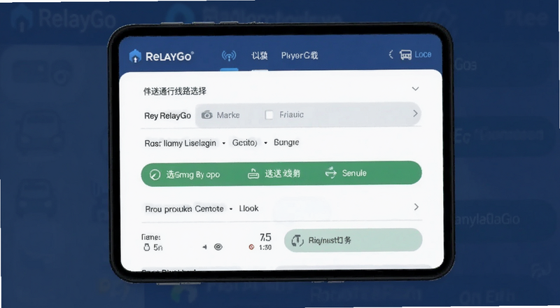 RelayGo中继通行线路选择界面