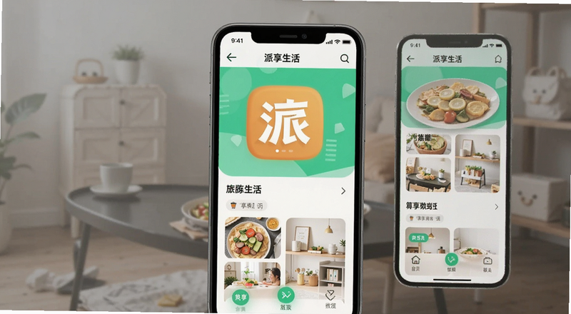 派享生活APP首页界面预览图