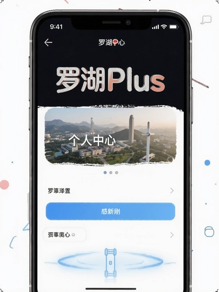 罗湖Plus 个人中心设置界面