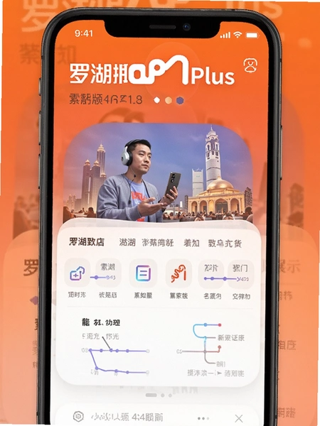 罗湖Plus 应用界面功能展示