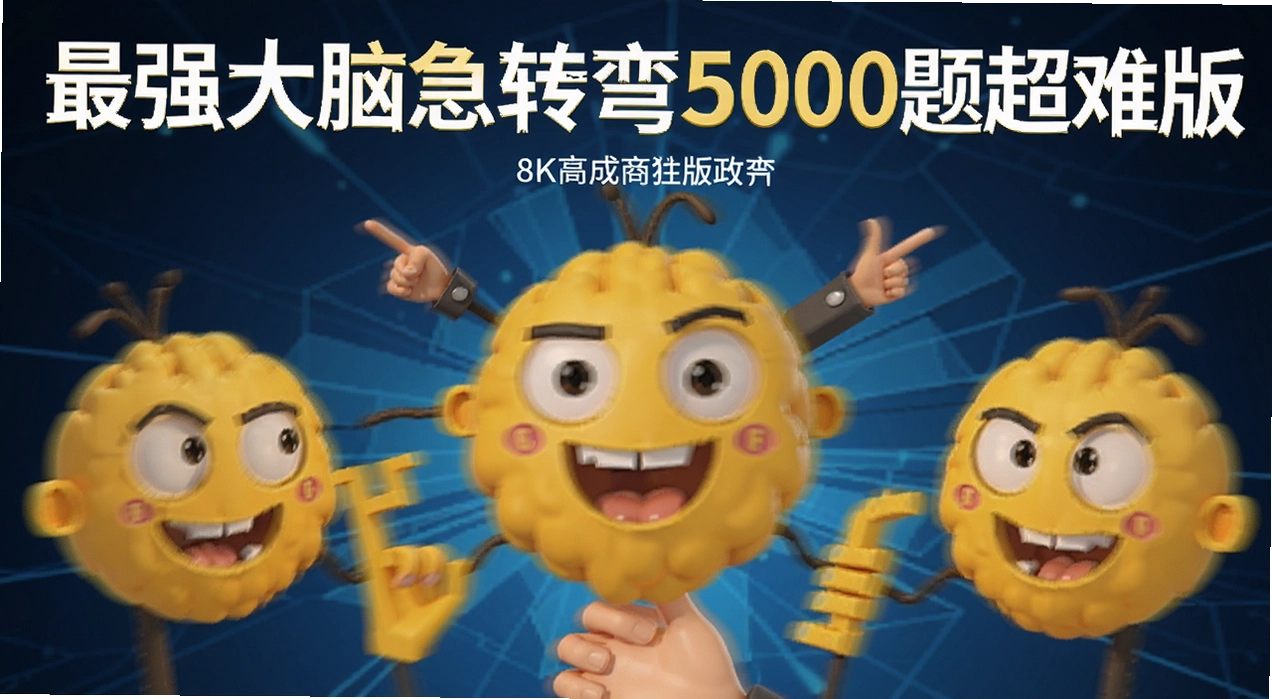 最强大脑急转弯5000题超难版
