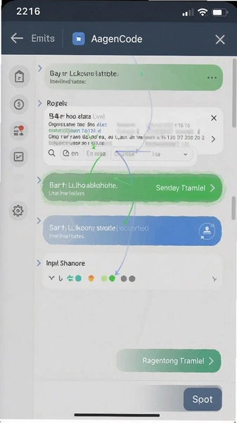 AgenCode对话界面输入状态截图