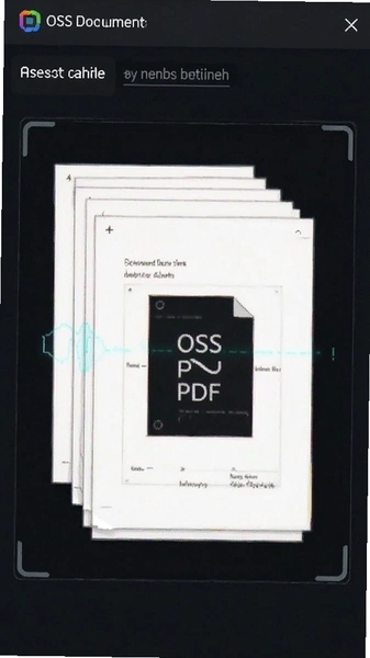OSS文档扫描多页PDF排序界面