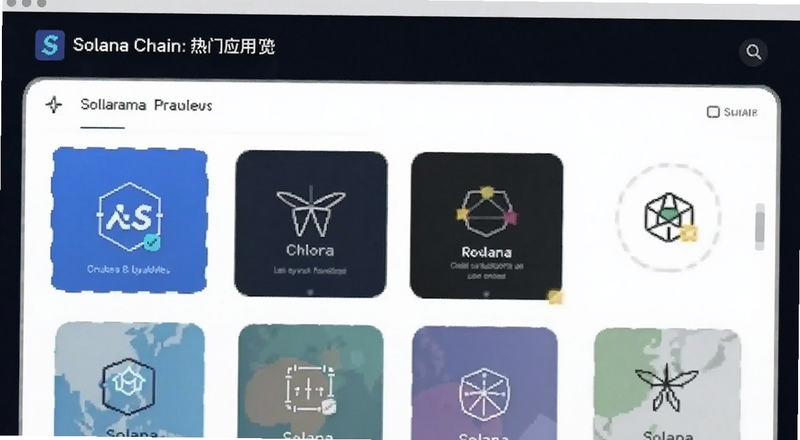 Solana链上热门应用界面预览图