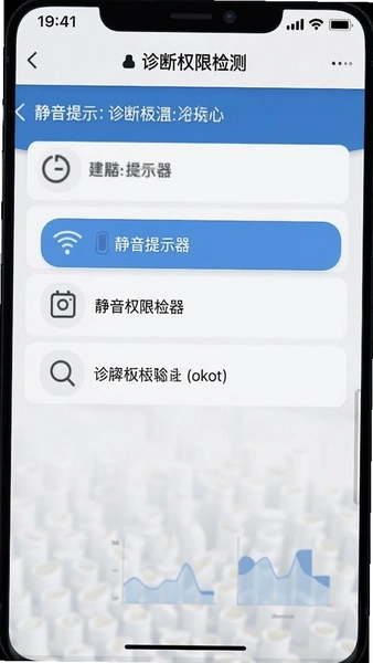 静音提示器诊断权限检测页面