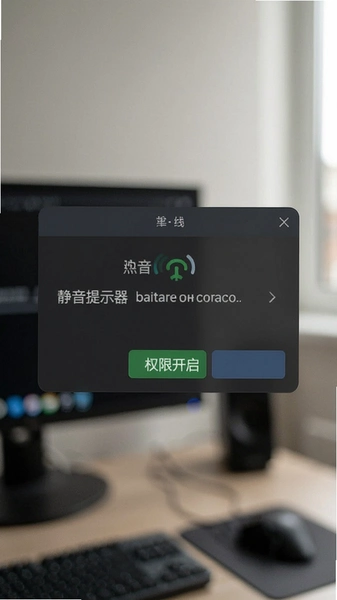静音提示器悬浮窗权限开启界面