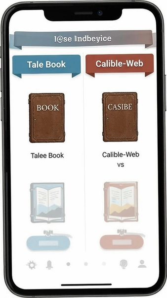 Tale Book与Calibre-Web界面对比图