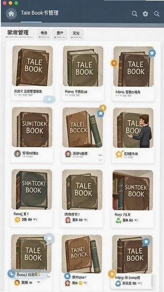 Tale Book书库管理界面截图