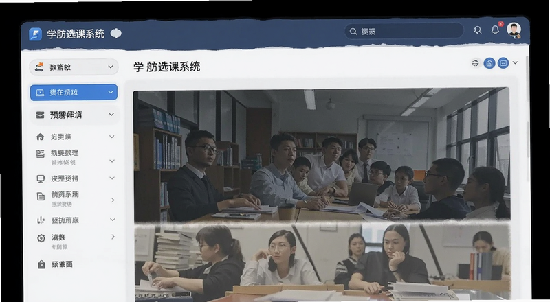学舫选课系统界面预览图