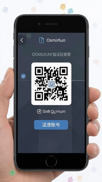 Osmium验证器扫码添加账号界面