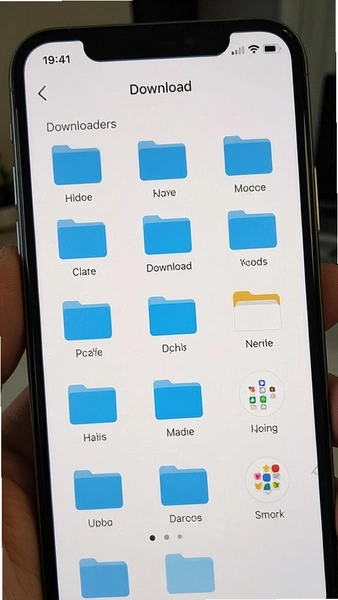 手机文件管理器Download文件夹界面