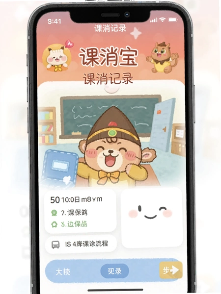 课消宝课消记录界面截图