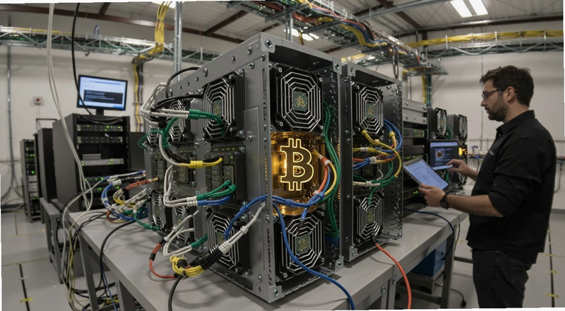 比特币矿机运行场景预览图