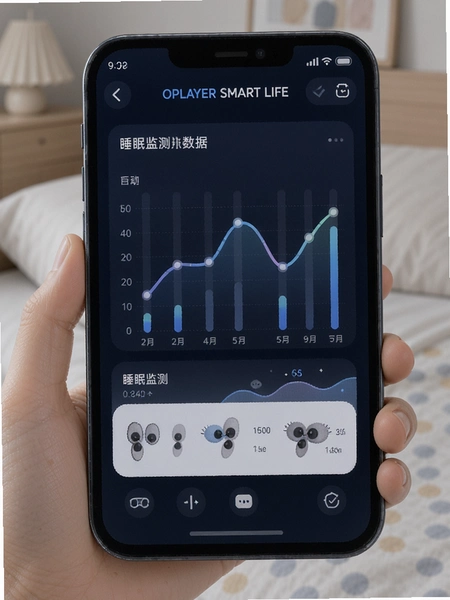 Oplayer Smart Life睡眠监测数据图表