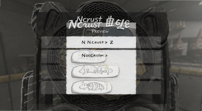 Ncrust�����Ѷ�ѡ�����Ԥ��ͼ