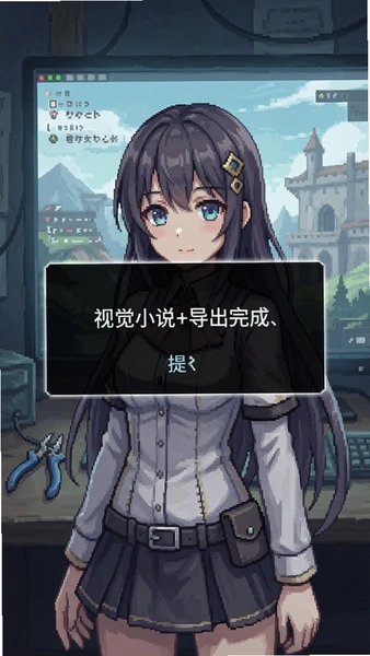 视觉小说工程导出完成提示