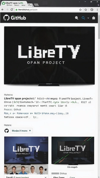 LibreTV��Դ��ĿGitHubҳ���ͼ