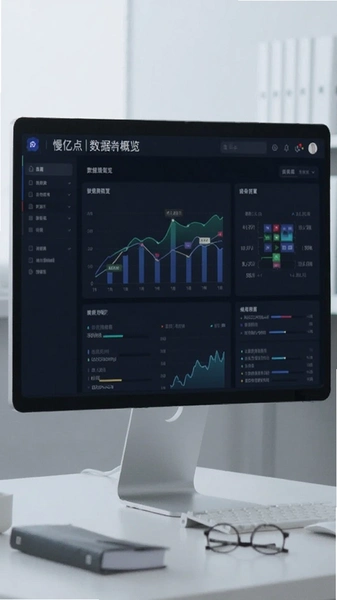 慢亿点数据概览页面