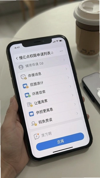 慢亿点权限申请列表