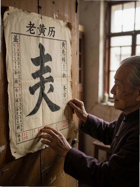 老黄历大字版 长辈使用场景图
