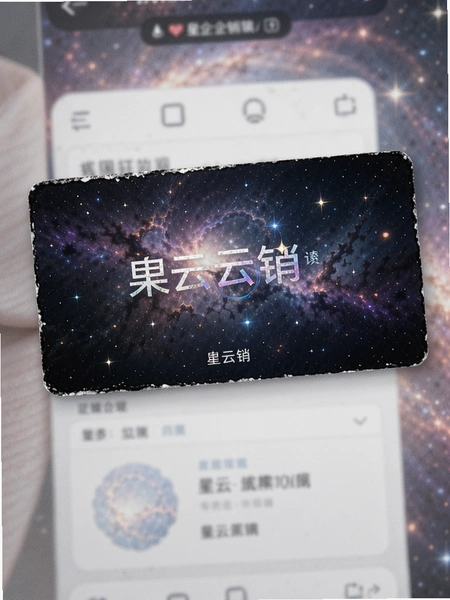 星云销企业名片界面