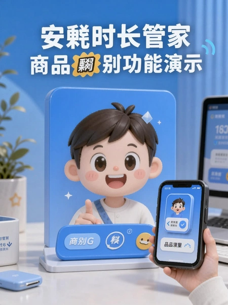 安利时长管家商品识别功能演示