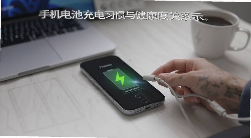 手机电池充电习惯与健康度关系示意图预览图