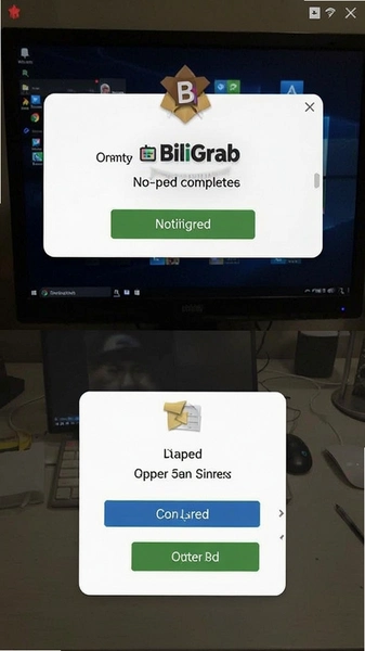 BiliGrab�������֪ͨ���ļ��򿪽�ͼ