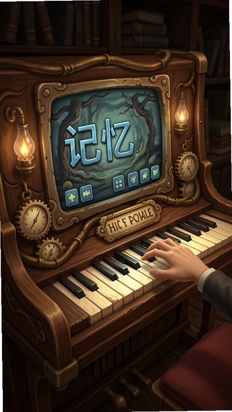 记忆的琴键游戏画面整体风格