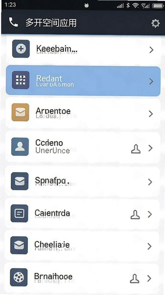 多开空间应用列表界面截图