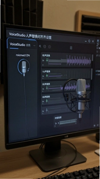 VoiceStudio人声替换对齐设置界面