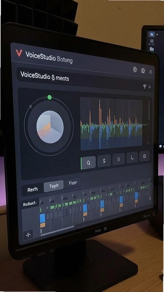 VoiceStudio音色与音高调节界面