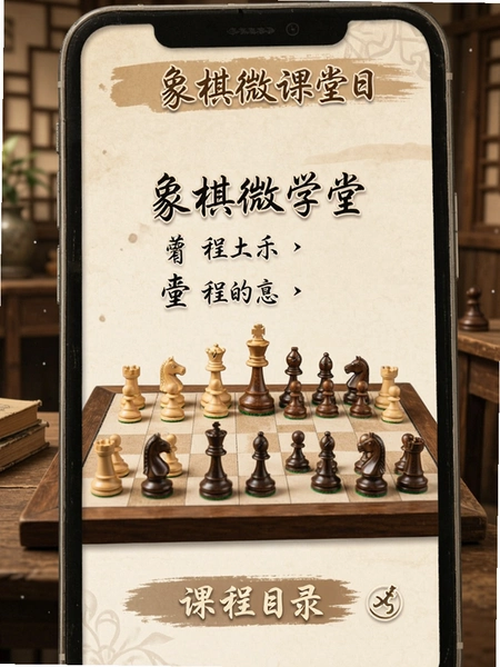 象棋微学堂课程目录界面