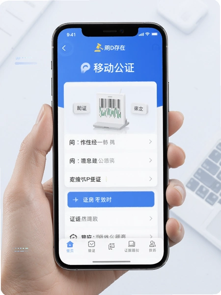 移动公证app证据存证界面