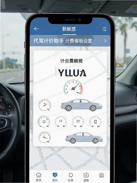 代驾计价助手计费模板设置界面预览图