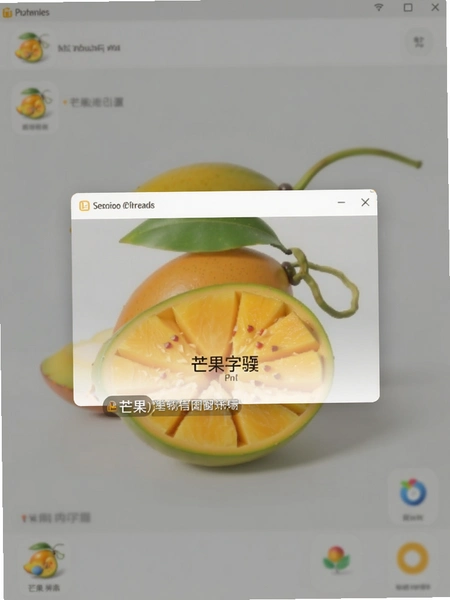 芒果字幕翻译悬浮窗设置界面预览图
