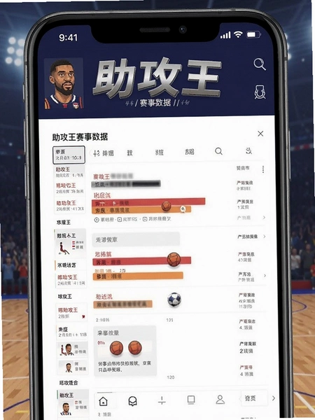助攻王赛事数据页面