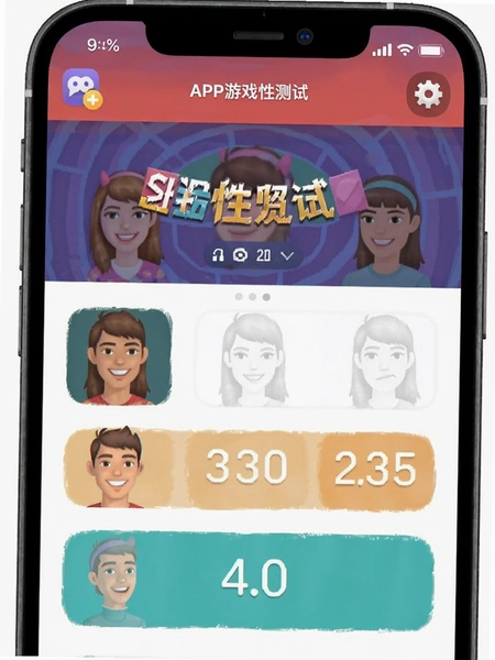 述我APP游戏性格测试界面