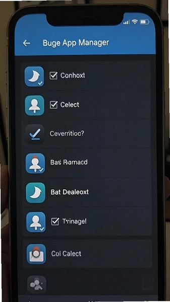 Buge App Manager 批量勾选应用界面