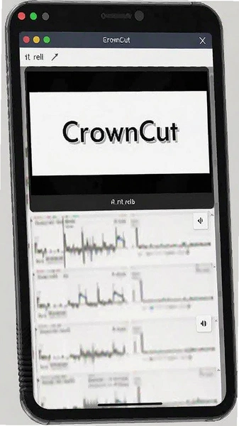 CrownCut语音识别字幕编辑界面