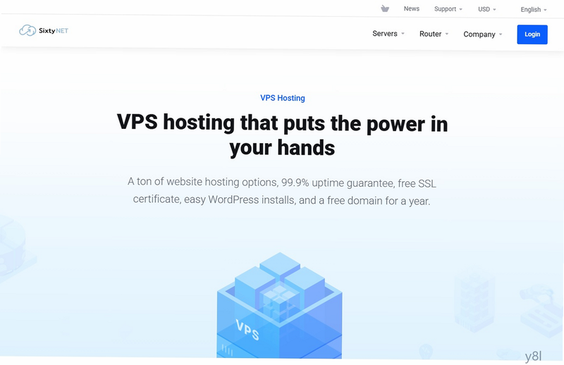 SixtyNet����VPS��Ʒҳ������ͼ
