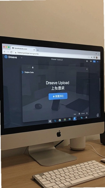 Dreeve Upload电脑端网页上传界面示意图