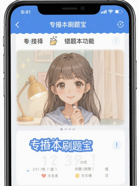 专插本刷题宝 错题本功能界面截图